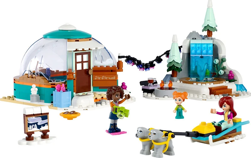 LEGO Friends Les vacances en igloo 41760 Ensemble de jeu de construction (491 pièces)
