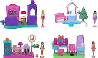 Barbie-Patinoire Mini BarbieLand-Coffret poupée, mobilier et accessoires