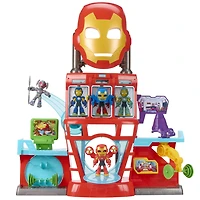 Marvel Iron Man and his Awesome Friends QG d'Iron Man, coffret électronique pour filles et garçons