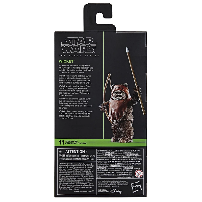 Star Wars The Black Series Wicket W. Warrick, Star Wars: Return of the Jedi 6-Inch Action Figures