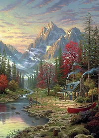 Puzzle 1000 Pièces Thomas Kinkade La Belle Vie