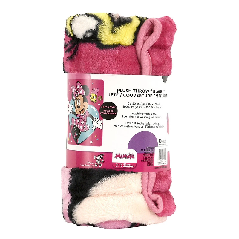 Disney Minnie Mouse couverture pour enfants 40 x 50 pouces