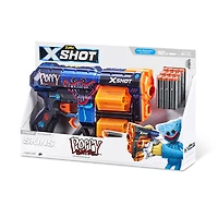 X-Shot Skins Dread Blaster - Poppy Playtime Skin (12 Darts) by ZURU