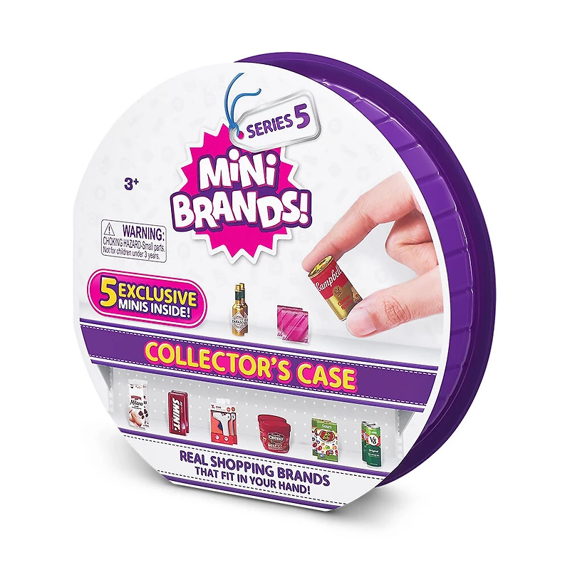 Coffret de collectionneur de Mini Brands série 5 avec 5 Minis exclusifs par Zuru