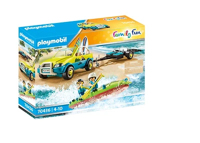 Voiture avec canoë, Playmobil Family Fun
