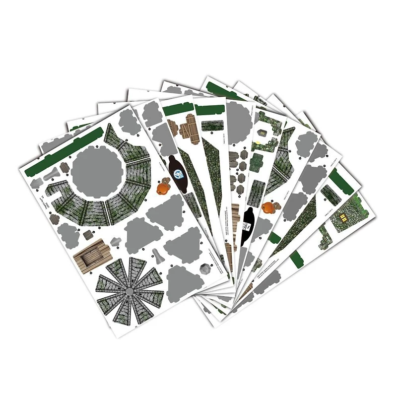 4D Build, Harry Potter, Cabane de Hagrid, Puzzle 3D en papier, 101 pièces