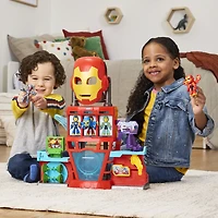 Marvel Iron Man and his Awesome Friends QG d'Iron Man, coffret électronique pour filles et garçons