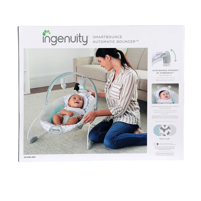 Ingenuity SmartBounce Automatic Bouncer - Raylan