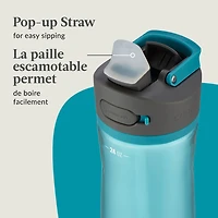 Contigo Ashland 2.0 Water Bottle with AUTOSPOUT Lid, Juniper, 24 oz