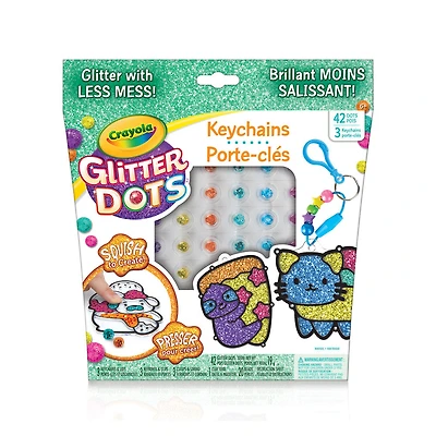 Breloques porte-clés Crayola Glitter Dots