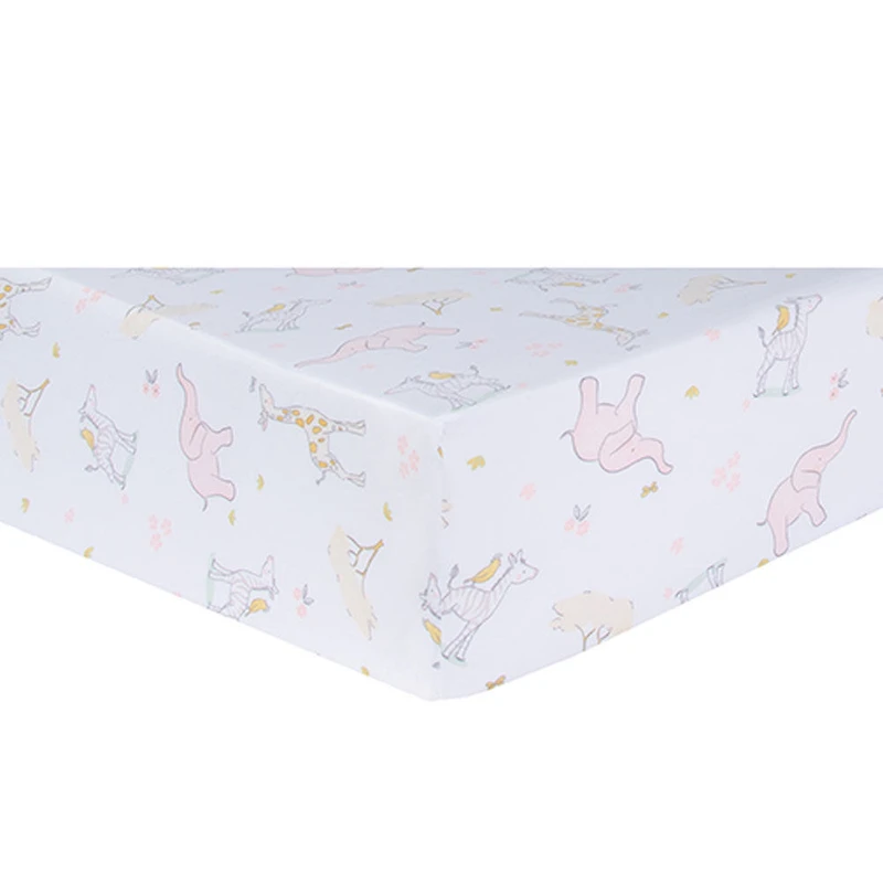Sammy & Lou 4 Piece Crib Bedding Set - Sweet Safari