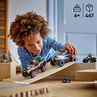 LEGO City La poursuite en voiture de police tout-terrain, Ensemble de jouet de véhicule pour 6 ans et plus 60449