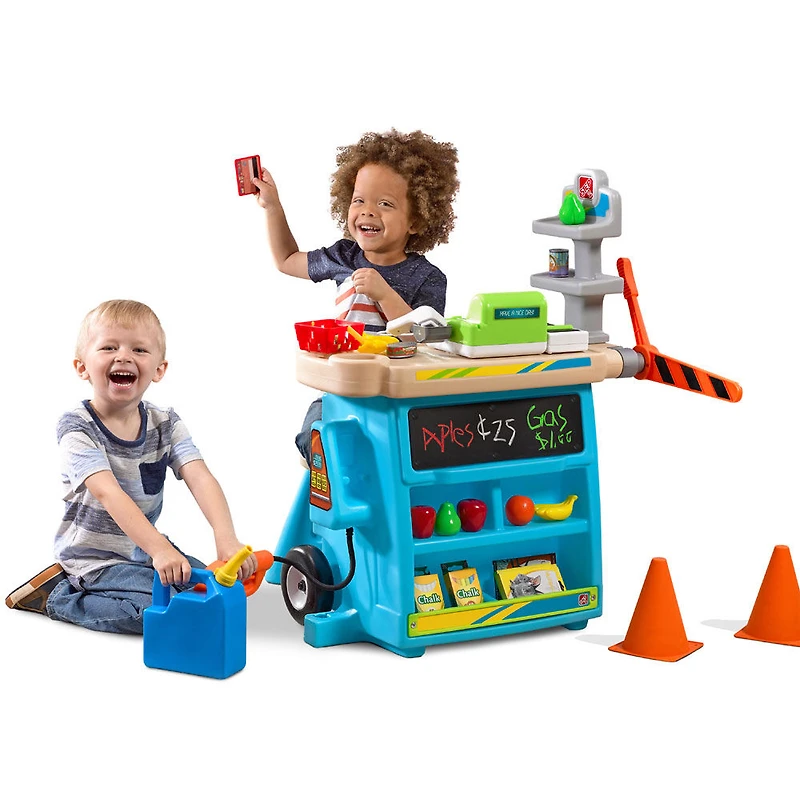 Marché Stop and Go Market de Step2 - Bleu