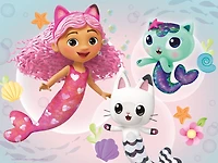 Gabby/Peppa Cochon Puzzle Double Face 48 Pièces Assorties