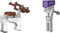 Minecraft - Dungeons - Figurine - Combat de Cavalier Squelette
