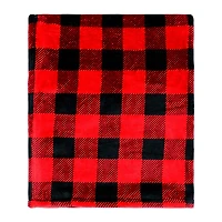 Baby Mode Signature Check Blanket with Reindeer Plush Toy, 2 Piece Set