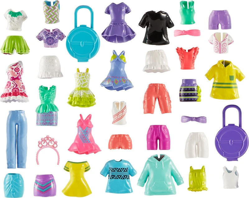 Polly Pocket  Coffret Mode  Aventures à Rio, 4poupées, 49éléments