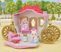 Calico Critters Royal Carriage Set, ensemble de jeu pour maison de poupée avec véhicule et accessoires