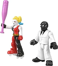 Imaginext DC Super Friends Harley Quinn & Black Mask - English Edition
