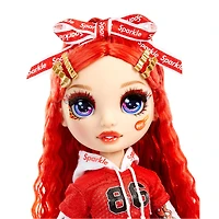 Rainbow High Cheer Ruby Anderson - Red Fashion Doll with Pom Poms
