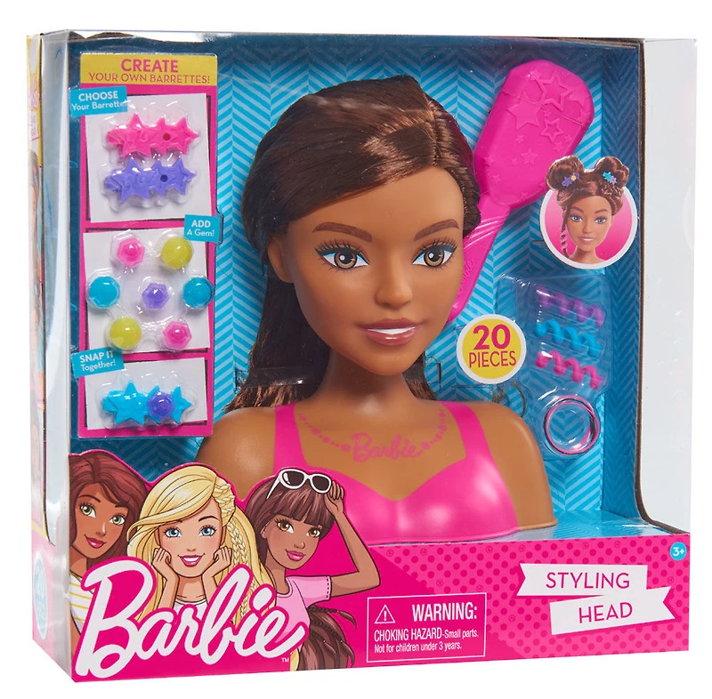 Petite Tête de Coiffure de Barbie.