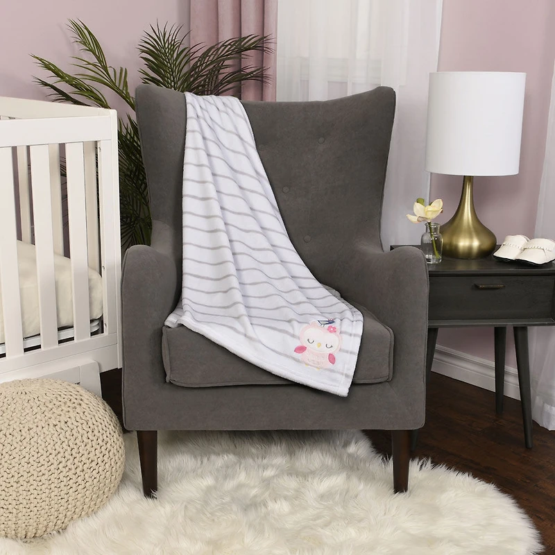 Couverature Pour Bebe Koala Baby Douce Et Confortable Avec Appliques - L'Hibou