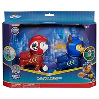 Swimways Paw Patrol Floatin' Figures, Swimming Pool Accessories & Kids Pool Toys, Chase & Marshall 2-Pack