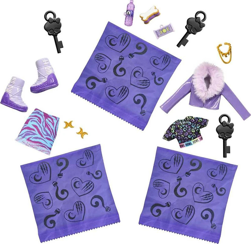 Monster High Coffret Poupée Clawdeen Wolf Monstrueux Secrets