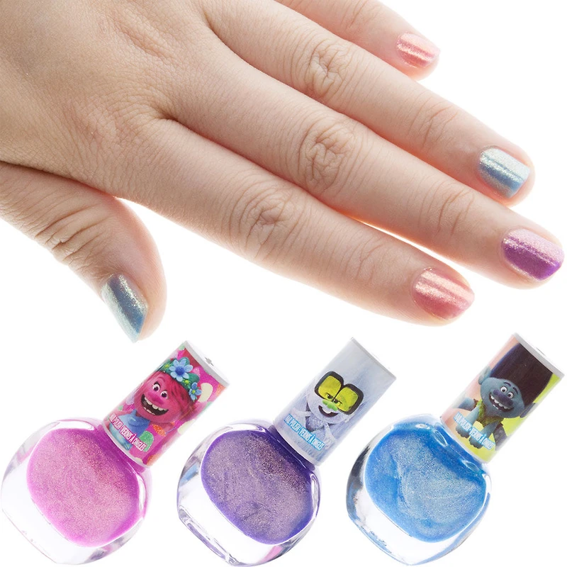 Trolls 3 Pack Vernis À Ongles Avec Étain Et Lime