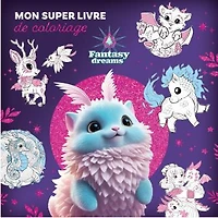 Mon Super Livre Coloriages Fantasy - French Text
