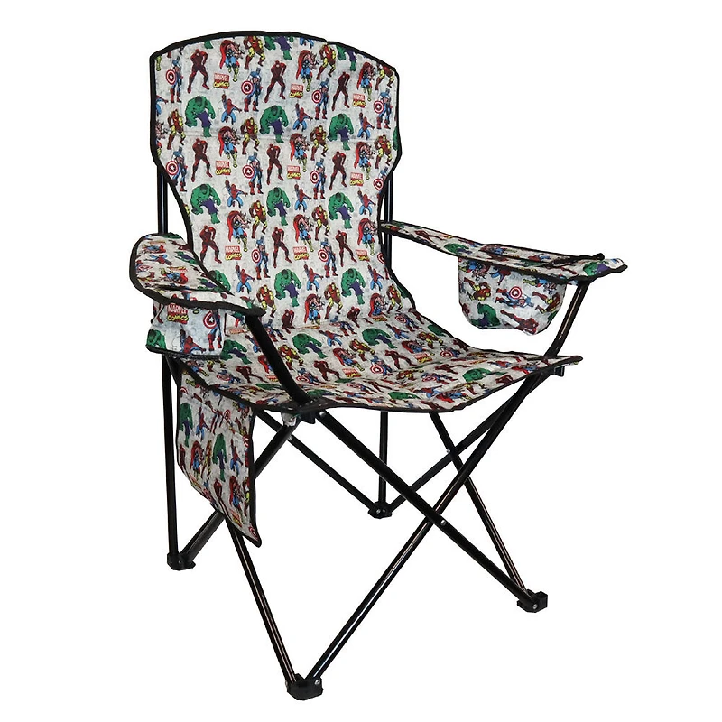 Chaise de camping pour adultes Avengers avec sac isotherme