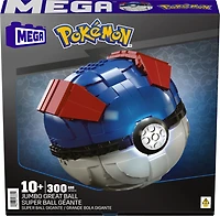MEGA - Pokémon - Coffret de construction - Super Ball Jumbo, 299 pces