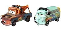 Disney Pixar - es Bagnoles - Coffret De 2 - Mater Équipe de Course et Fillmore Avec Casque D'Écoute