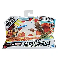 Star Wars Battle Bobblers, Porgs contre Chewbacca, 2 figurines articulées