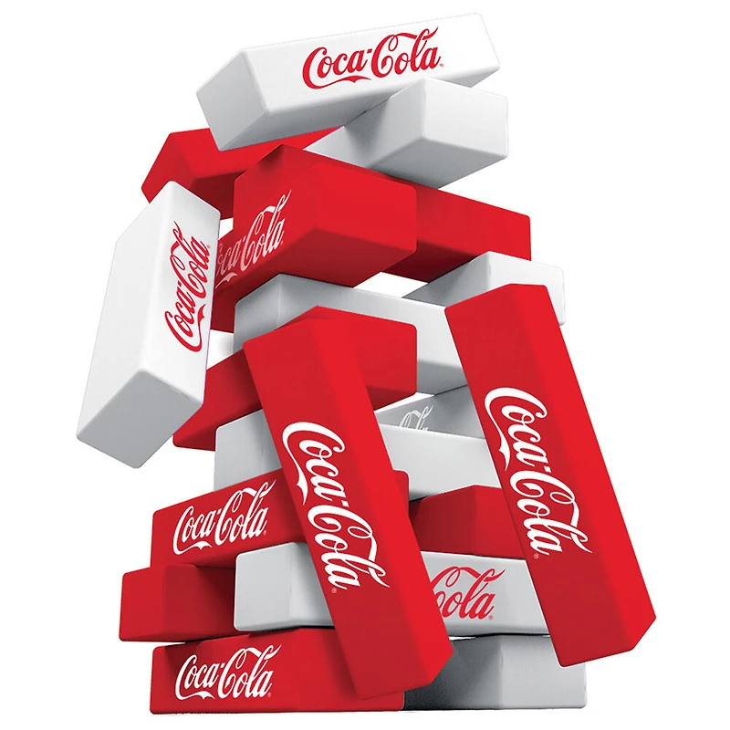 Masterpieces Puzzle Company Coca-Cola Tumble Tower jeu de plateau - Édition anglaise