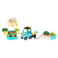 Let's Go Cozy Coupe Farmers Market Playset