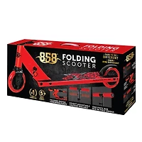 Ride 858 2 Wheel Folding Scooter-Red