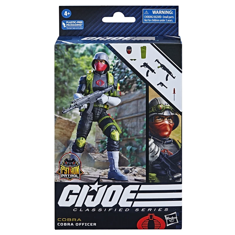 G.I. Joe Classified Series, figurine Python Patrol Cobra Officer 97 de 15 cm pour filles et garçons - Notre exclusivité