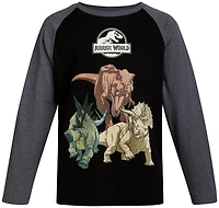 Jurassic World - Long Sleeve Tee - Jurassic / Black