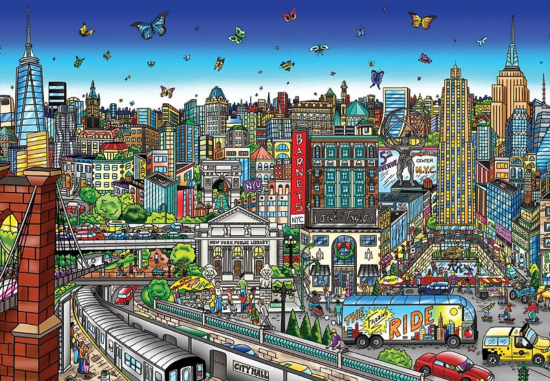 Sure-Lox Art Gallery Assorted 2000 Piece Puzzles