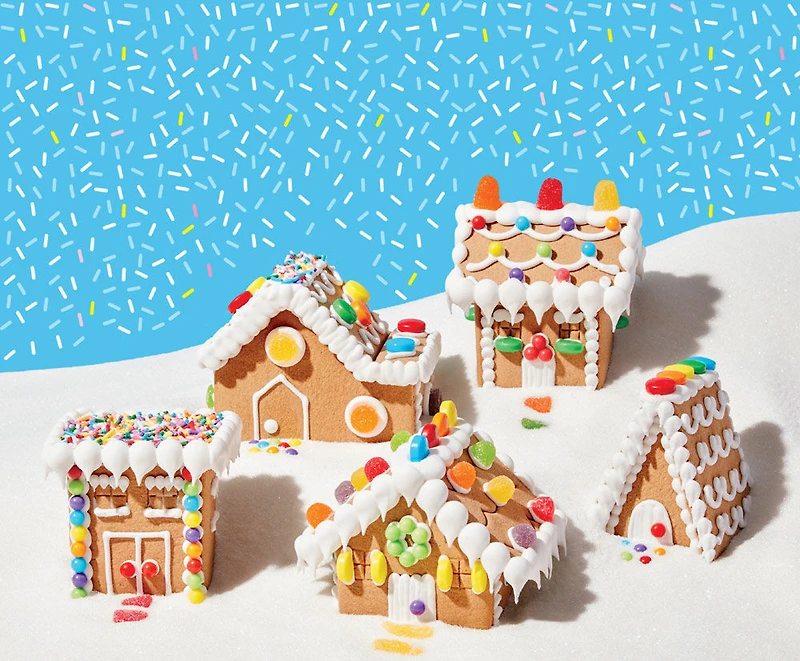 Ez Build Gingerbread Mini Village Kit