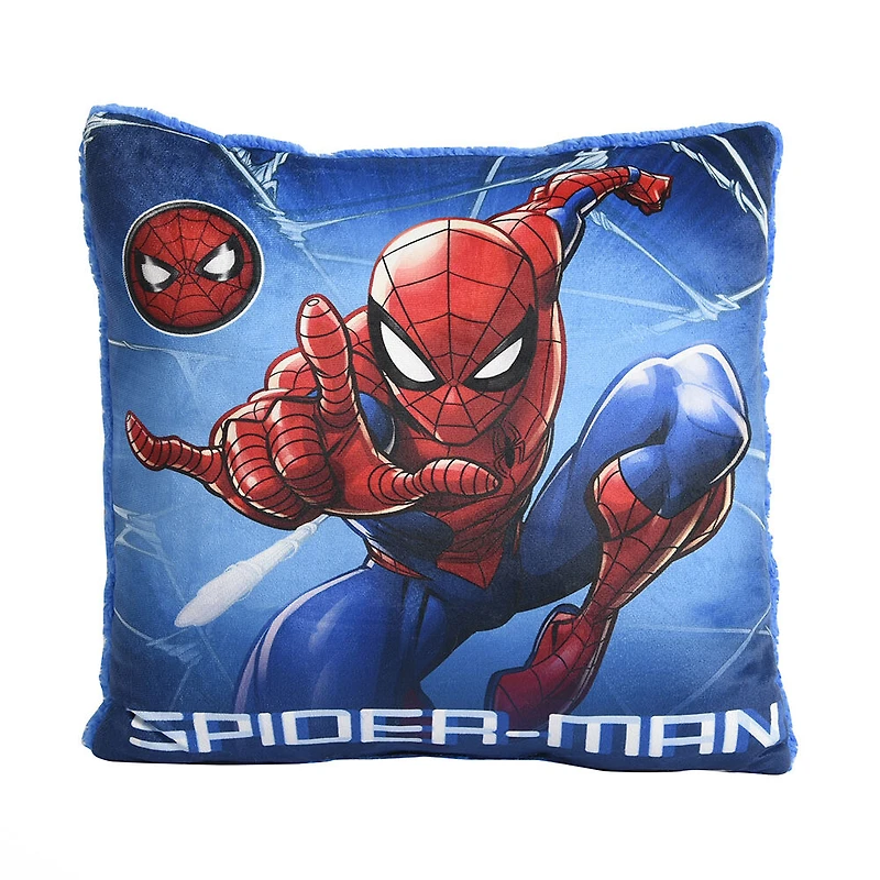 Marvel Spiderman 2 Piece Throw and Cushion Set