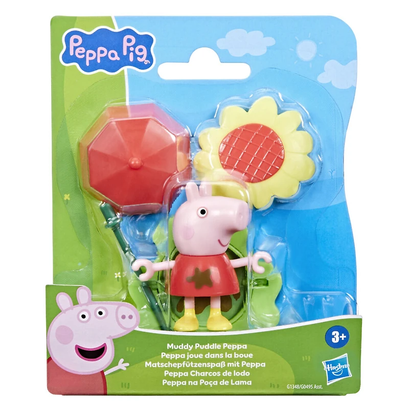 Peppa Pig Peppa joue dans la boue, figurine Peppa