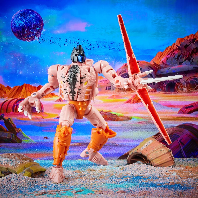 Transformers Generations Legacy Buzzworthy Bumblebee, figurine Heroic Maximal Dinobot classe Voyageur - Notre exclusivité