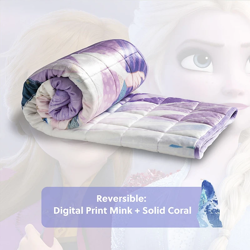 Couverture lestée pour enfants La Reine des neiges de Disney (40 x 60 pouces), 6 lb