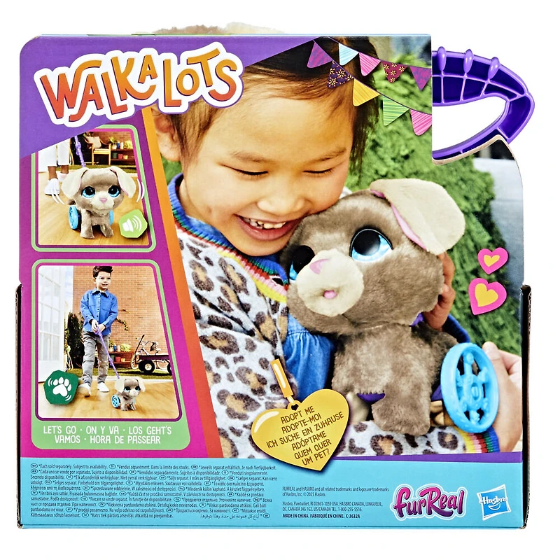 furReal Walkalots, Tracks, mon chiot à roulettes, peluche interactive de chiot qui marche, jouet interactif