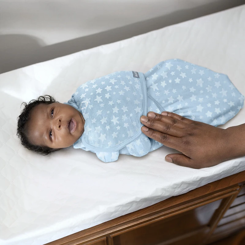 Velboa - étoiles bleues 2PK P/M 0-3M de SwaddleMe By Ingenuity
