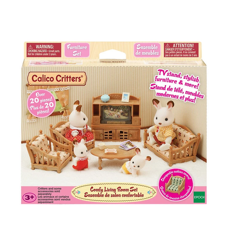Calico Critters Comfy Living Room Set