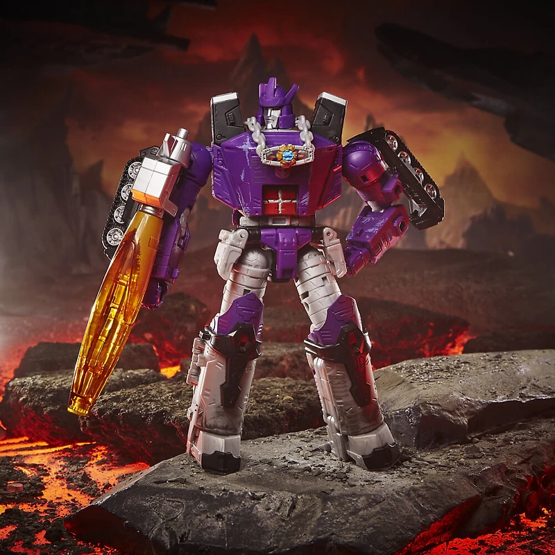 Transformers Generations War for Cybertron: Kingdom, figurine WFC-K28 Galvatron classe Leader