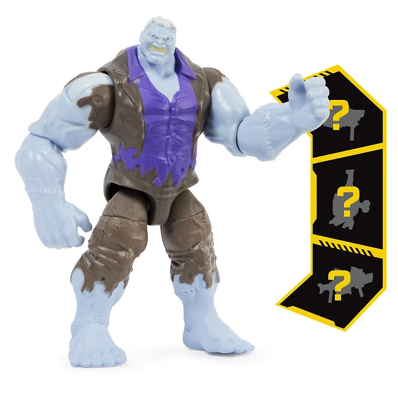 DC Comics, Figurine articulée Solomon Grundy de 10 cm avec 3 accessoires mystère